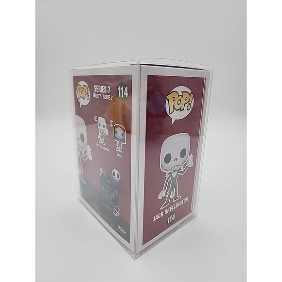 Funko Pop! Disney NBC Jack Skellington w/Snowflake #114 Exclusive With Protector - Picture 4 of 6